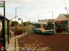 Spennymore: town centre improvements included the enhancement of the main bus stops, including shelters and real time information