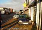 Driving and parking on the footway goes unchallenged in Glengormly