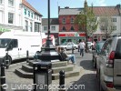 The heart of the town is Market Place but there is hardly any space for people. Most of the space is taken with car parking. The people who can park there is a tiny proportion of all visitors. Trade must suffer from such poor quality public realm.