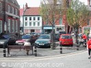 A general view of Market Place showing the extent to which space is given over to parking.