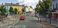 Blackpool Valley, Cork: junction of Watercourse Rd and Commons Rd showing street improvements - courtesy of Google Streetview