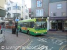 Bus in Cowes town centre, October 2011