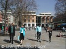 A convivial square - Kings Road, Chelsea, London, UK