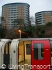 High density housing near North Acton station, 2008