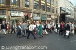 Pedestrian crossing outside Victoria Station 1994