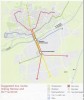 Harlow North indicative bus routes 2005