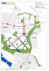 Suggested development at Cambridge airport site, structured around potential public transport routes