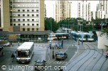 Tram-bus interchange, St Denis, Paris - serving a high density residential area