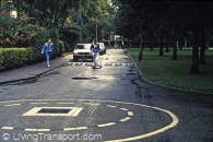 13. Zuidlaren. Circular hump at crossroads, conventional Dutch 