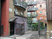 Camden, London. Carfree housing at Stukely Street, WC2